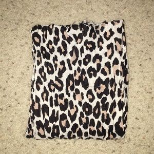 H&M Cheetah Scarf